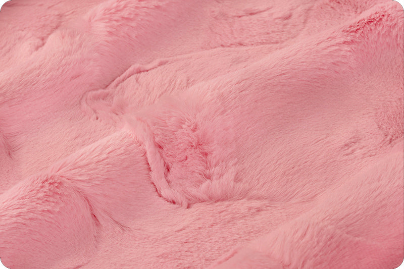 Luxe Cuddle Hide Bubblegum - sold by the 1/4 yard