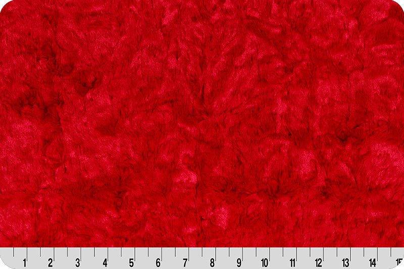 Luxe Cuddle Scarlet – sold by ¼ yard
