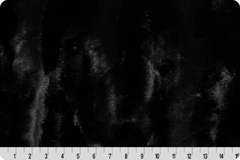 Luxe Cuddle® Mirage 80" Black - Shannon Fabrics