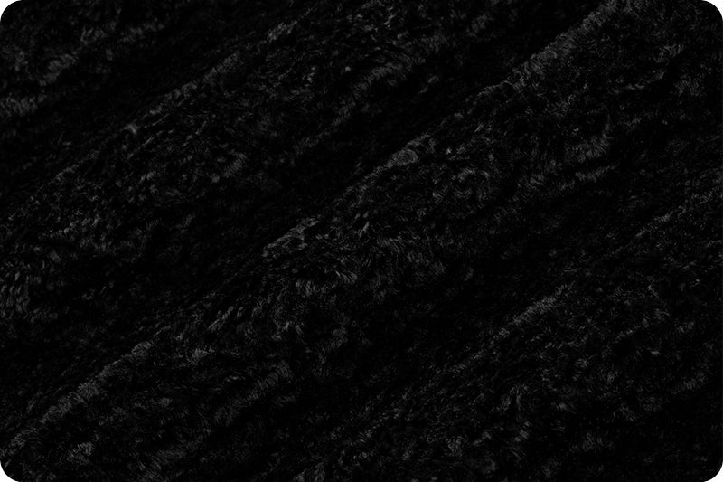 Luxe Cuddle Shearling Black - sold by the 1/4 yard