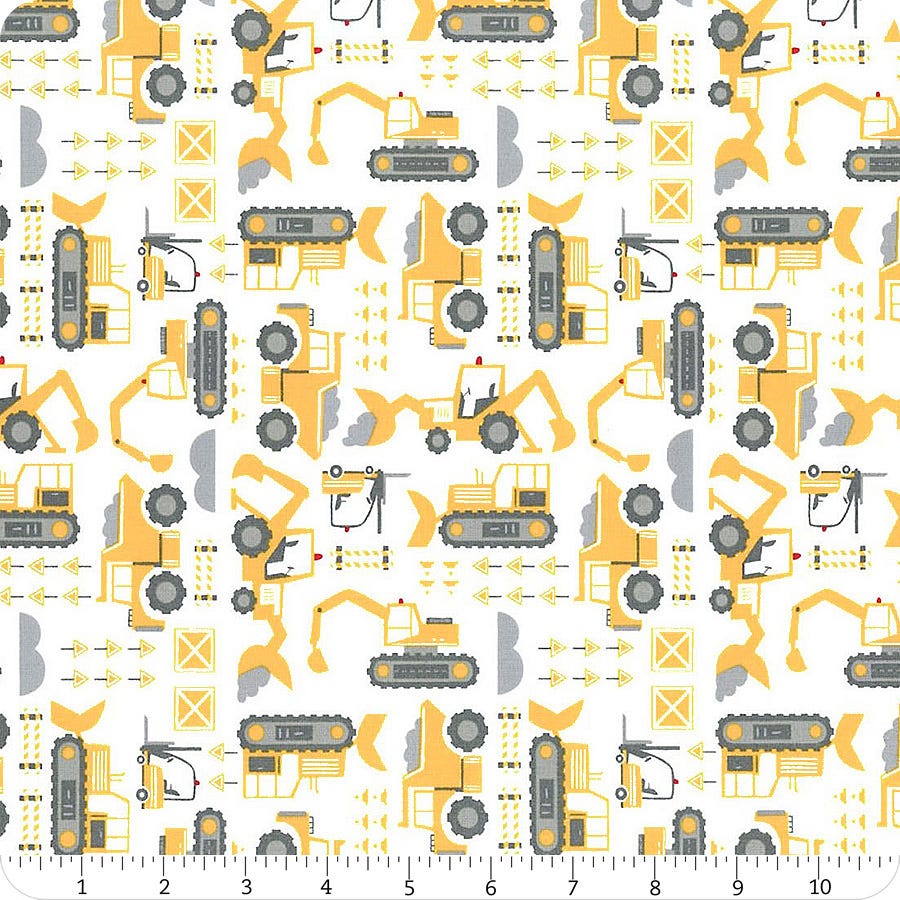 Moda On The Go White – sold by ¼ yard
