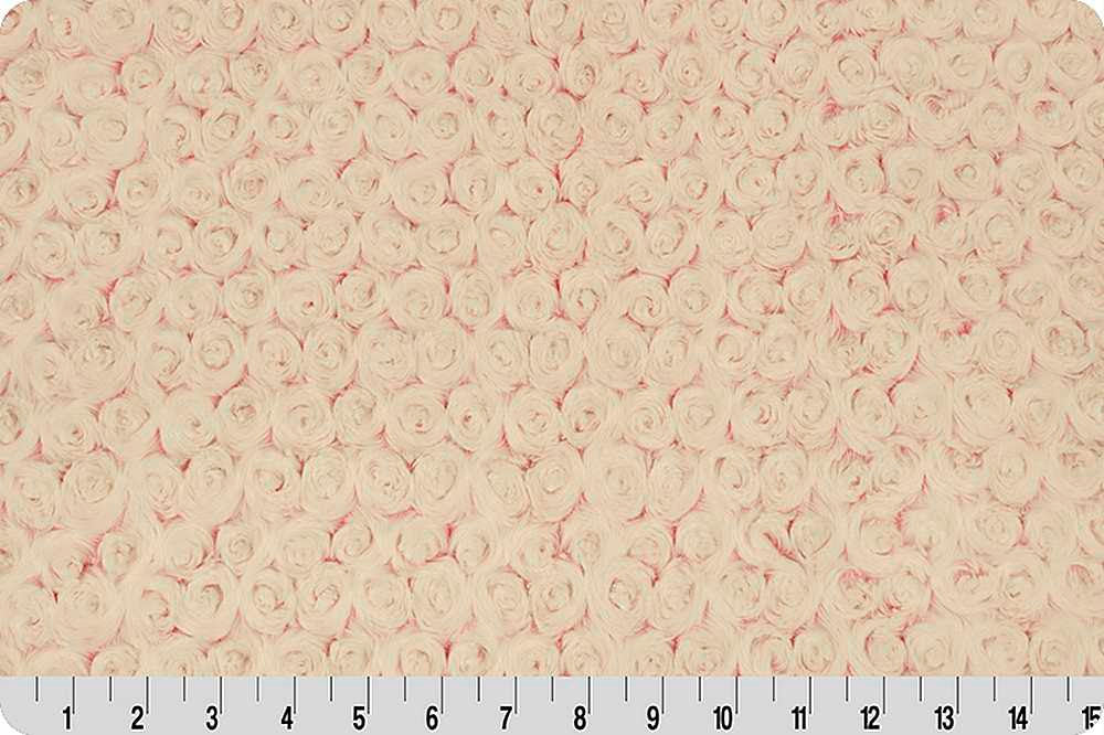 Luxe Cuddle Frosted Rose – sold by ¼ yard