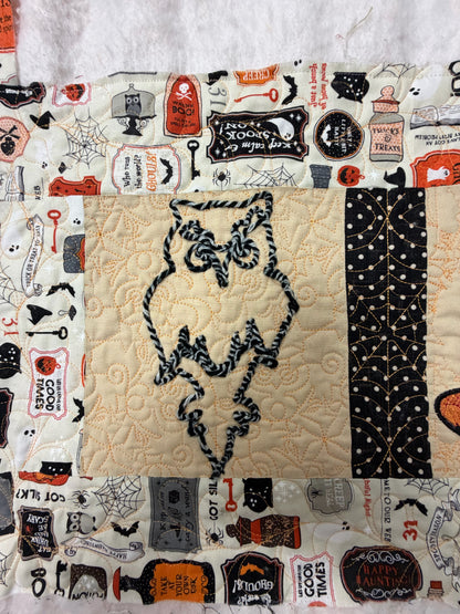 Owl couching detail — IQ design on Baby Lock Radiance