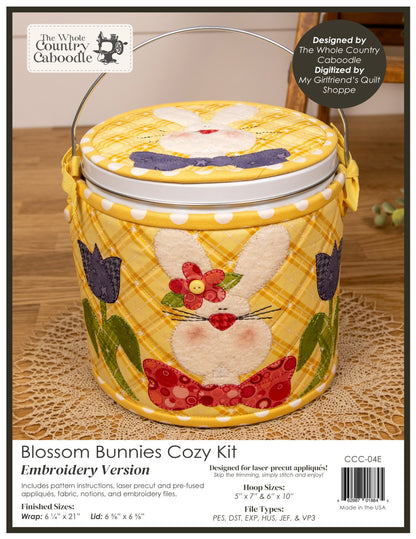 Blossom Bunnies Cozy Kit Embroidery - The Whole Country Caboodle