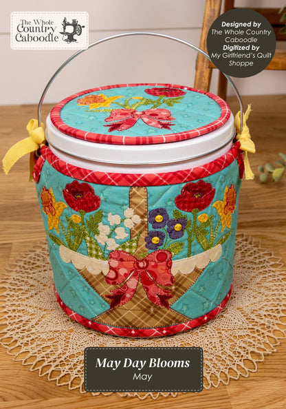 May Day Blooms Cozy Kit Embroidery - The Whole Country Caboodle