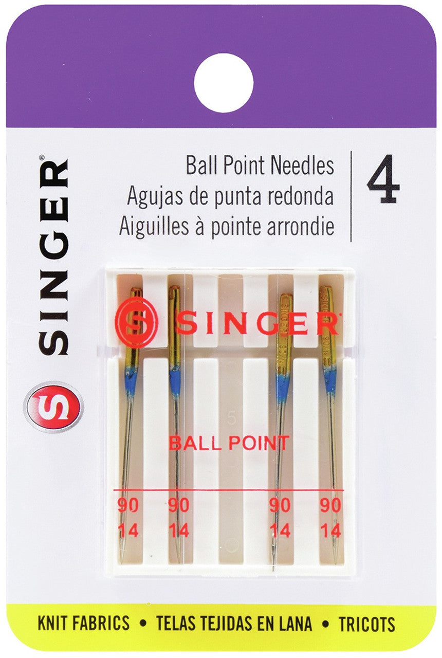 Singer Ball Point Needles 90/14 – Quiltandsew.com