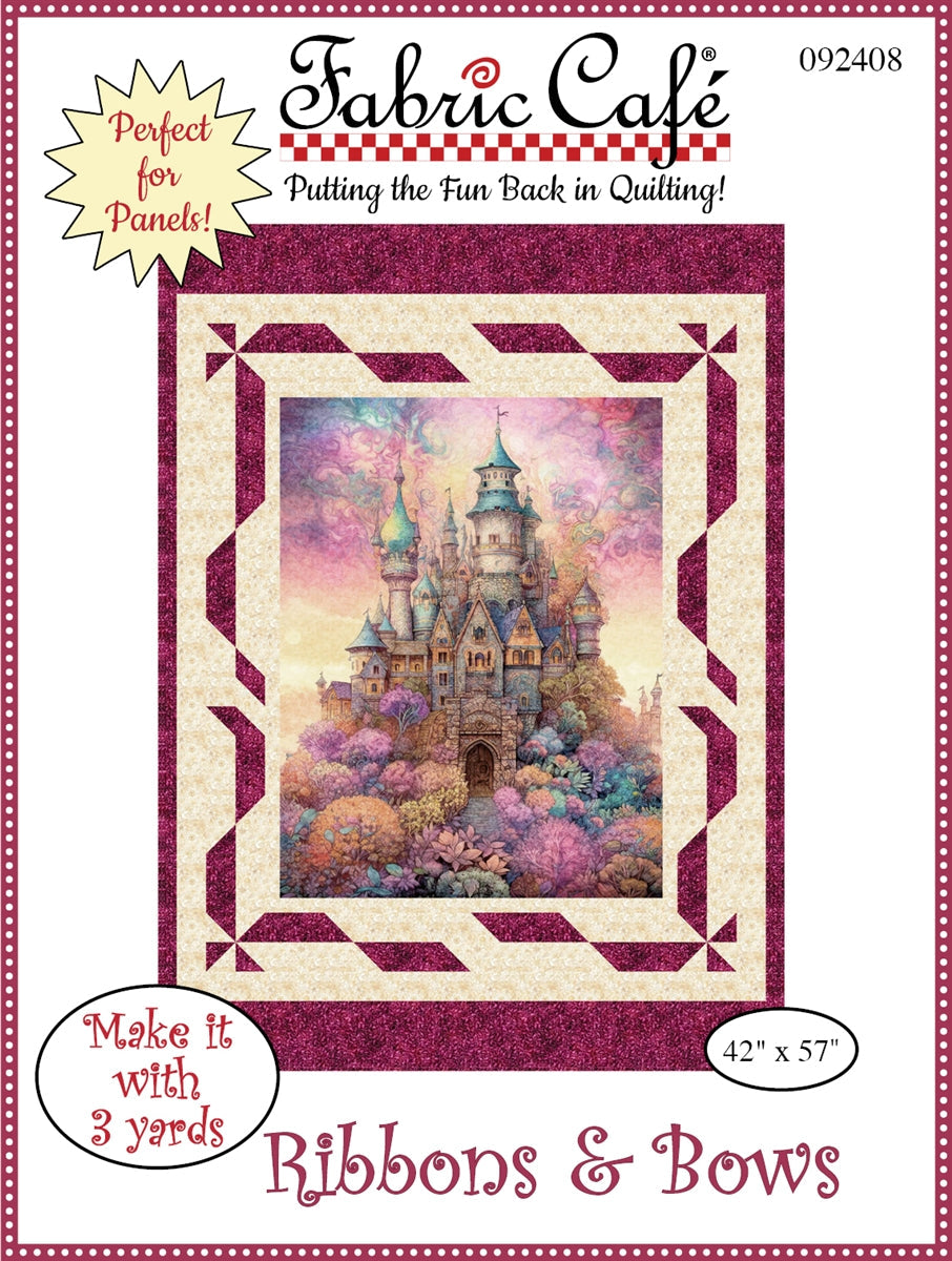 Fabric Cafe Ribbons & Bows 3-Yard Quilt Pattern