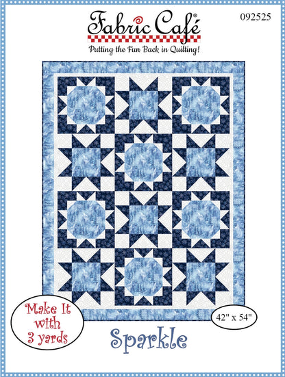 Fabric Cafe Sparkle 3-Yard Quilt Pattern
