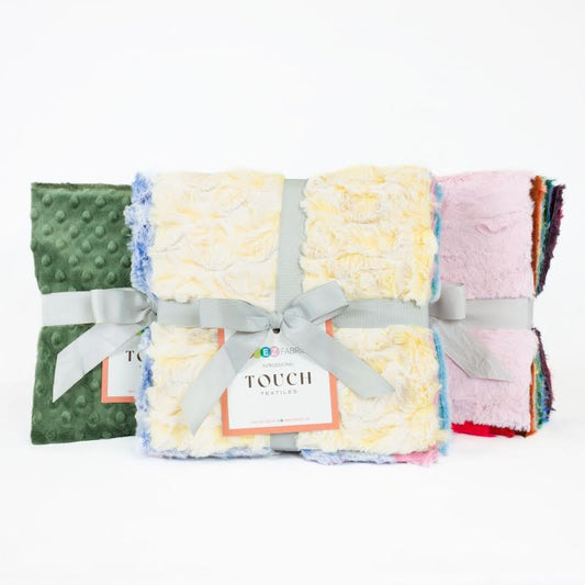 Touch Textiles - EZ Fabric (Silk Minky and Dots)