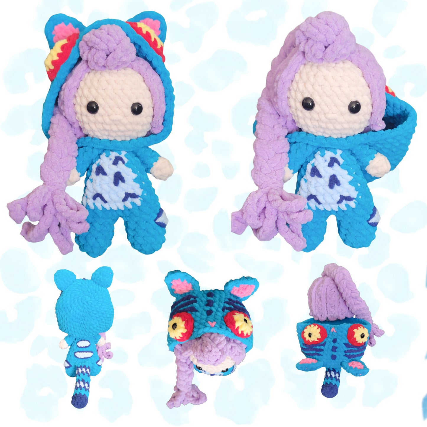 Tiger Dreams Crochet Doll Pattern