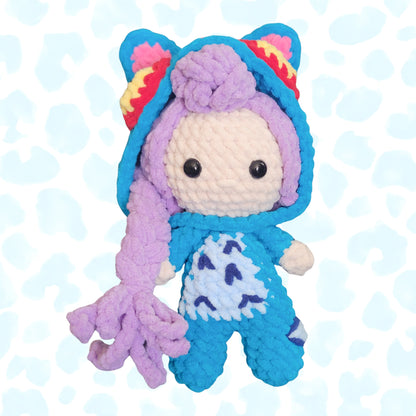 Tiger Dreams Crochet Doll Pattern