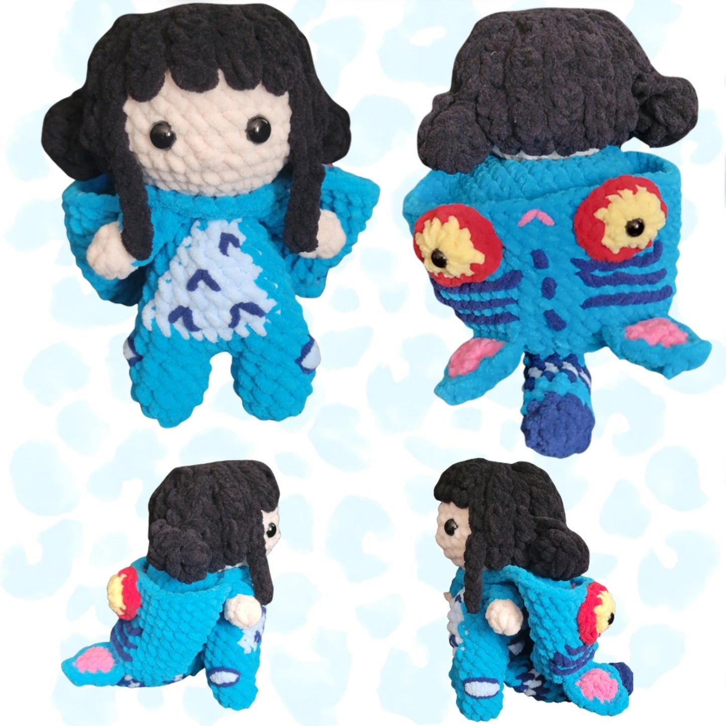 Tiger Dreams Crochet Doll Nova Buns Wig Mod Pattern