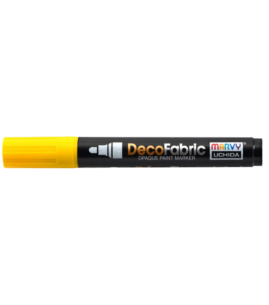 Marvy Uchida Decofabric Fabric Paint Marker Yellow