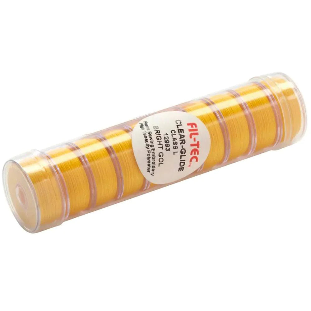 Clear-Glide Pre-wound Class 15A 135yds Bobbins 8 Count