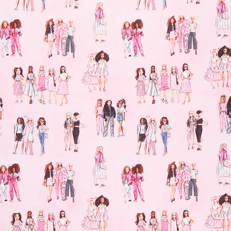 Barbie Girl - Main Blush By: Riley Blake