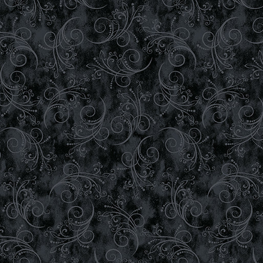 Equinox Basics Black - Benartex Designer Fabrics