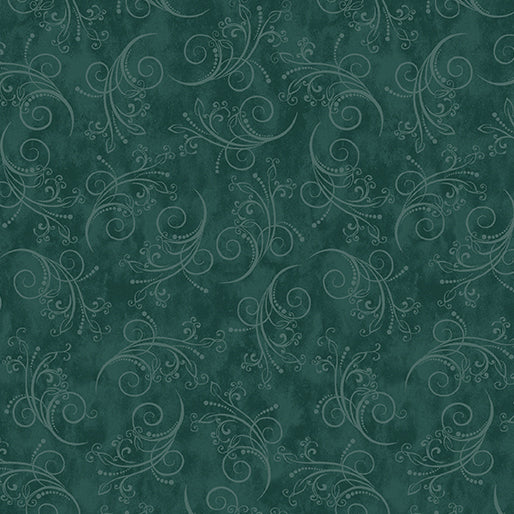 Equinox Basics Dark Teal - Benartex Designer Fabrics
