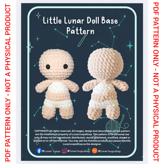 Little Lunar Doll Base Crochet Pattern