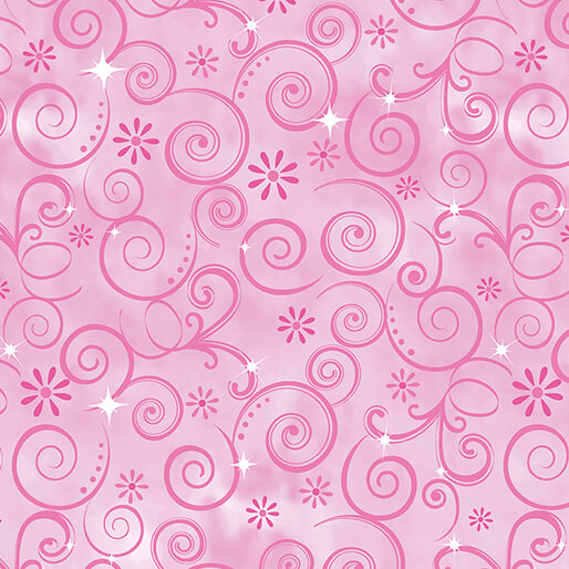 Dazzling Swirls Pink - Fairytale Dreams