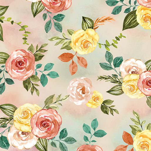 Gone Country Floral Multi - Benartex Designer Fabrics