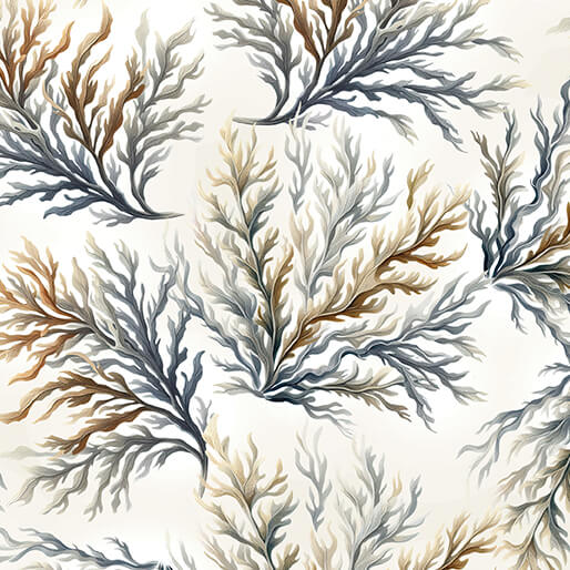 Coastal Coral Neutral - Benartex Fabric Gallery