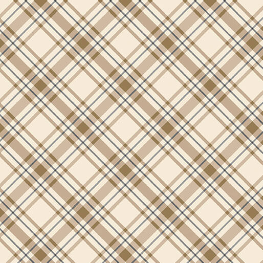 Maritime Plaid Neutral - Benartex Fabric Gallery