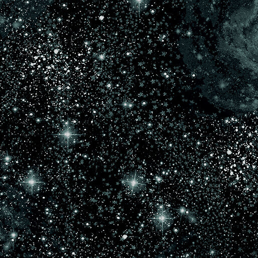 Magical Basics Magic Black/Charcoal - Benartex Fabrics