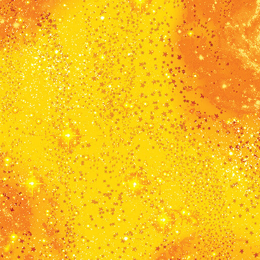 Magical Basics Magic Yellow/Orange - Benartex Fabrics