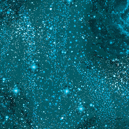 Magical Basics Magic Teal - Benartex Fabrics