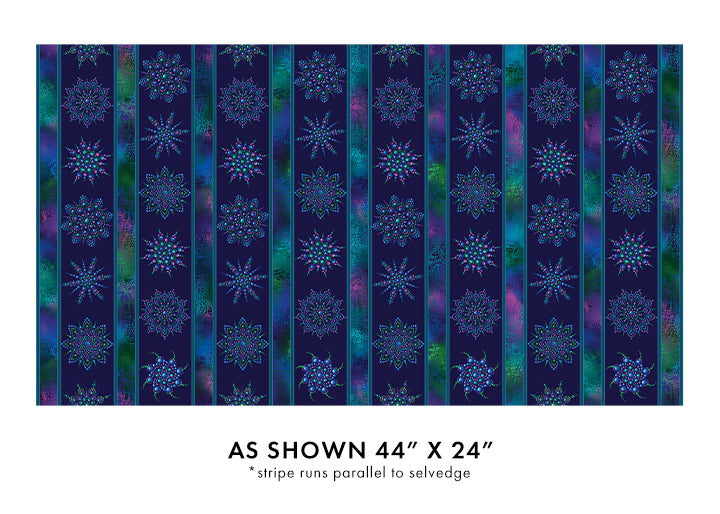 On DragonflyWings Stripe Multi - Benartex Designer Fabrics