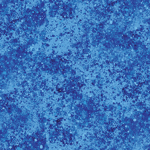 Spatter Texture Blue - Benartex Designer Fabrics