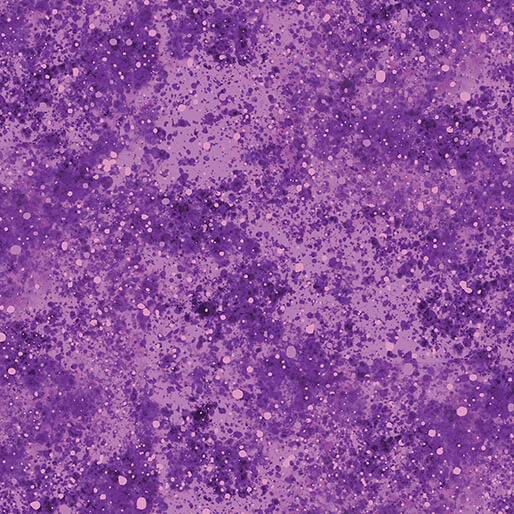 Spatter Texture Purple - Benartex Designer Fabrics