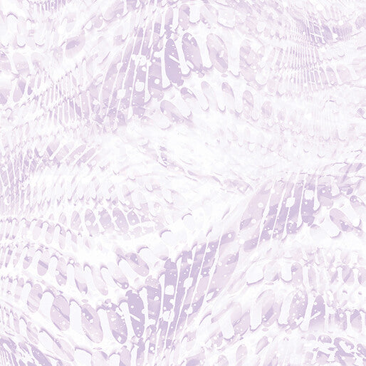 Rippling Waves Light Lavender - Benartex Designer Fabrics