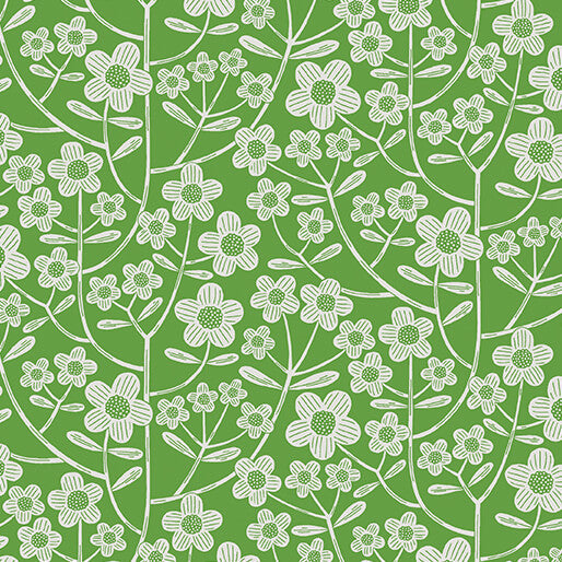 Brynn Green Blooming Color 2 108" Wide - Benartex Designer Fabrics