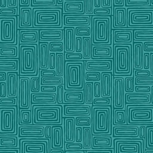 Wander Teal - Benartex