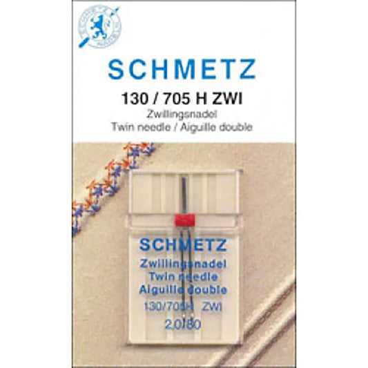 Schmetz Universal Twin Needle Sz 2,0/80