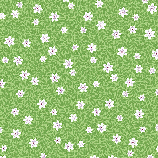 Wild Strawberries Bottle Green - Benatrex Designer Fabrics