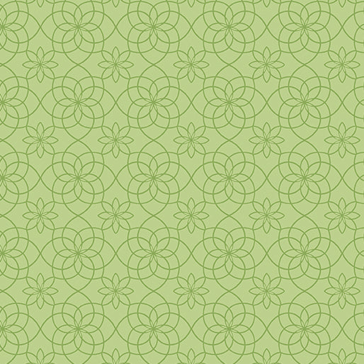 Garden Gate Bottle Green - Benatrex Designer Fabrics
