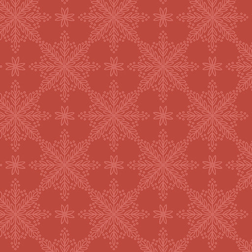 Frosted Windowpanes Mulled Wine Holly & Hearth - Benartex Designer Fabrics
