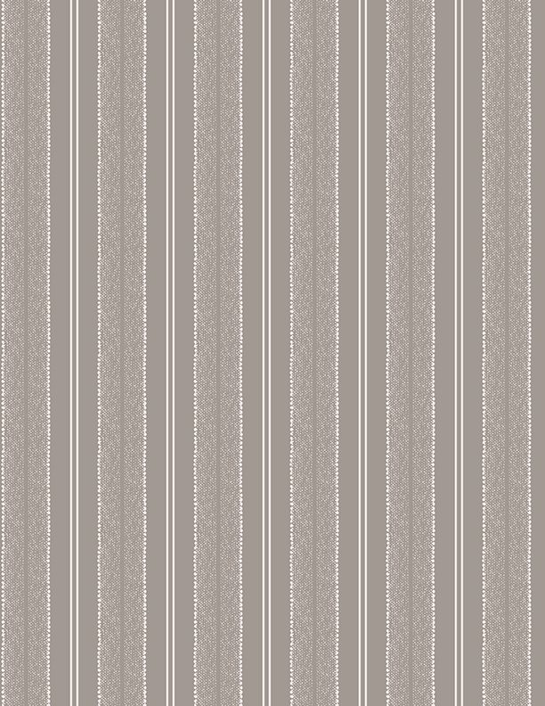 Blackberry Bramble Kitchen Stripe Gray - Wilmington prints