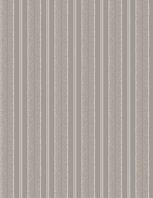 Blackberry Bramble Kitchen Stripe Gray - Wilmington prints