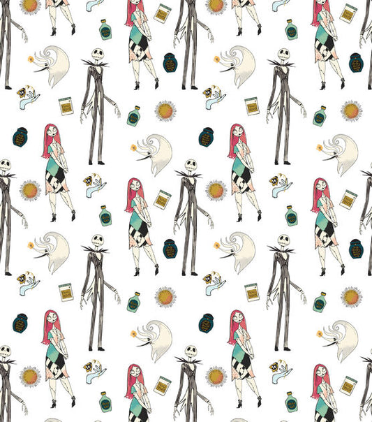Nightmare Before Christmas Mystic Opulence Packed Cotton Fabric - Disney