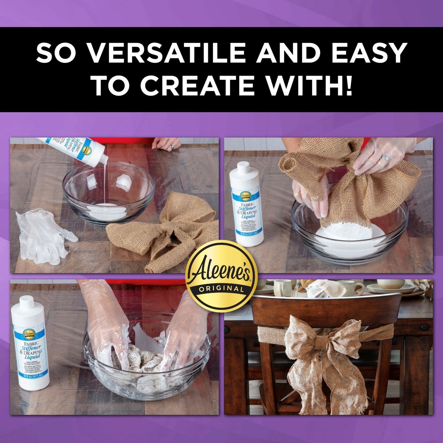 Aleene's Original Fabric Stiffener & Draping Liquid 8oz.
