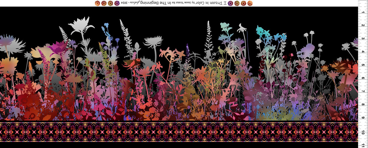 I Dream in Color Border Multi - In The Beginning Fabrics
