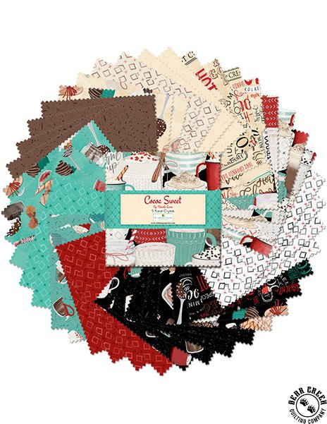 Cocoa Sweet 5" Squares by Wilmington Prints