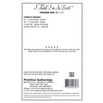I Think I'm in Love - Primitive Gatherings