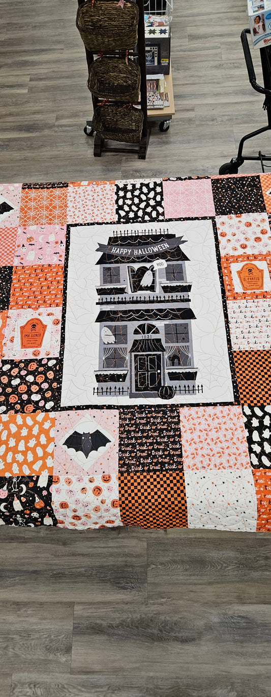 Happy Halloween Panel Quilt 53x60.5 - Oct 11th 10:30-4