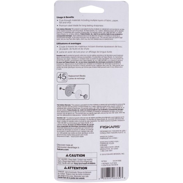 Fiskars 45mm Limited Edition Sparkle Rotary Cutter