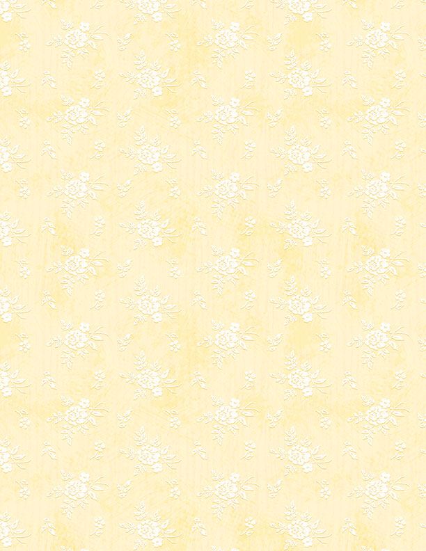 Ditsy Yellow Friendly Farmstead - Wilmington Prints