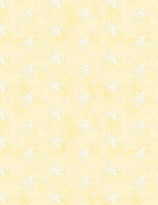 Ditsy Yellow Friendly Farmstead - Wilmington Prints